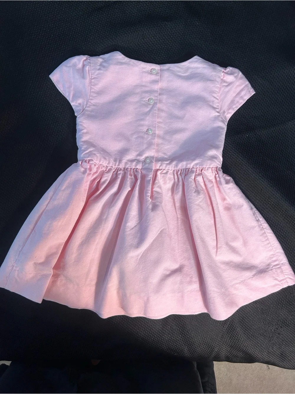 Ralph Lauren pink cotton dress 12 mo
